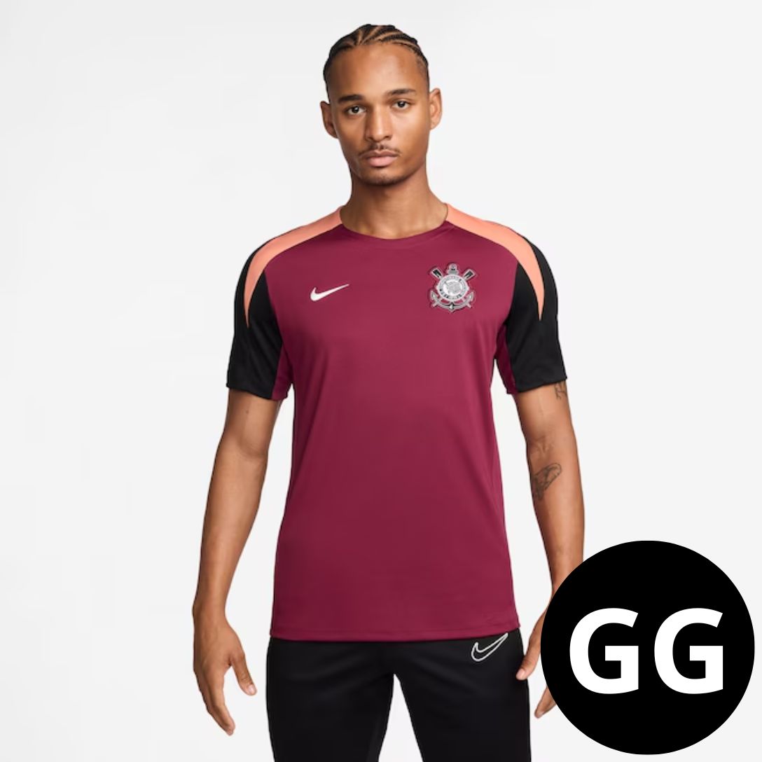 Camisa Corinthians Treino Vinho 26/27