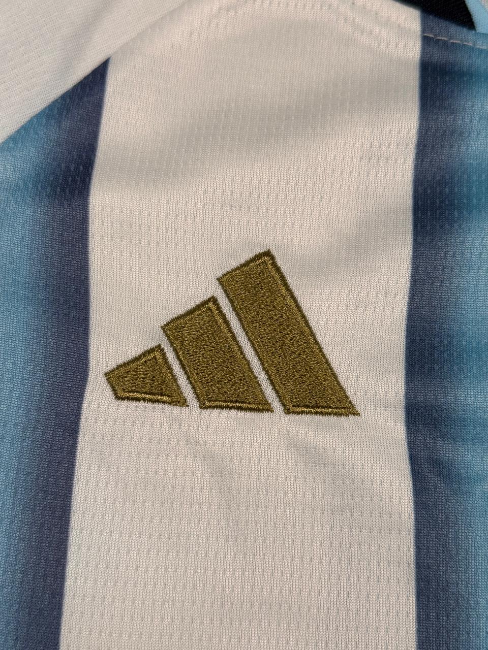 Kit Infantil Seleção Argentina Listrado I 26/27