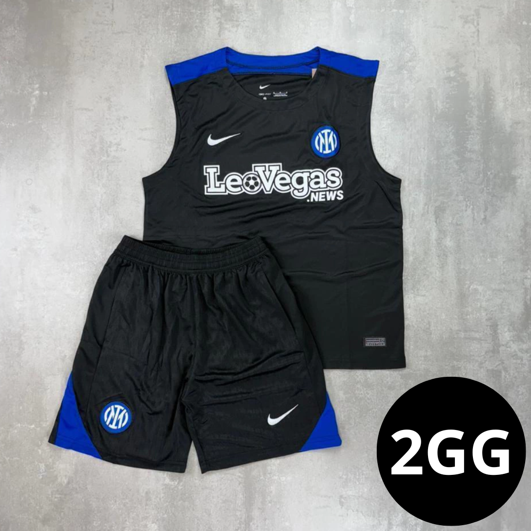 Kit Regata e Short Treino Inter de Milão