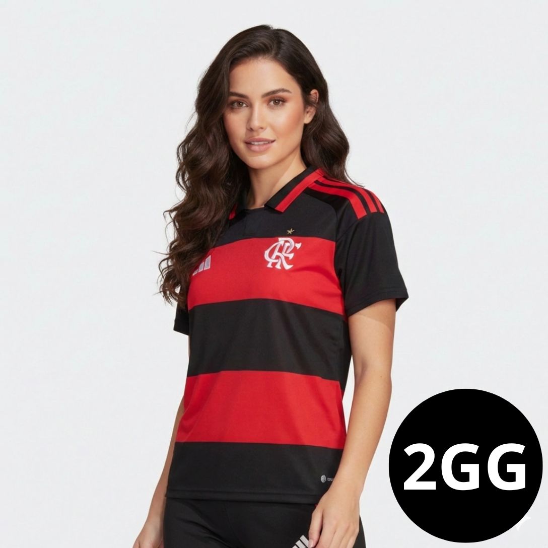 Camisa Feminina Flamengo Listrada I 26/27