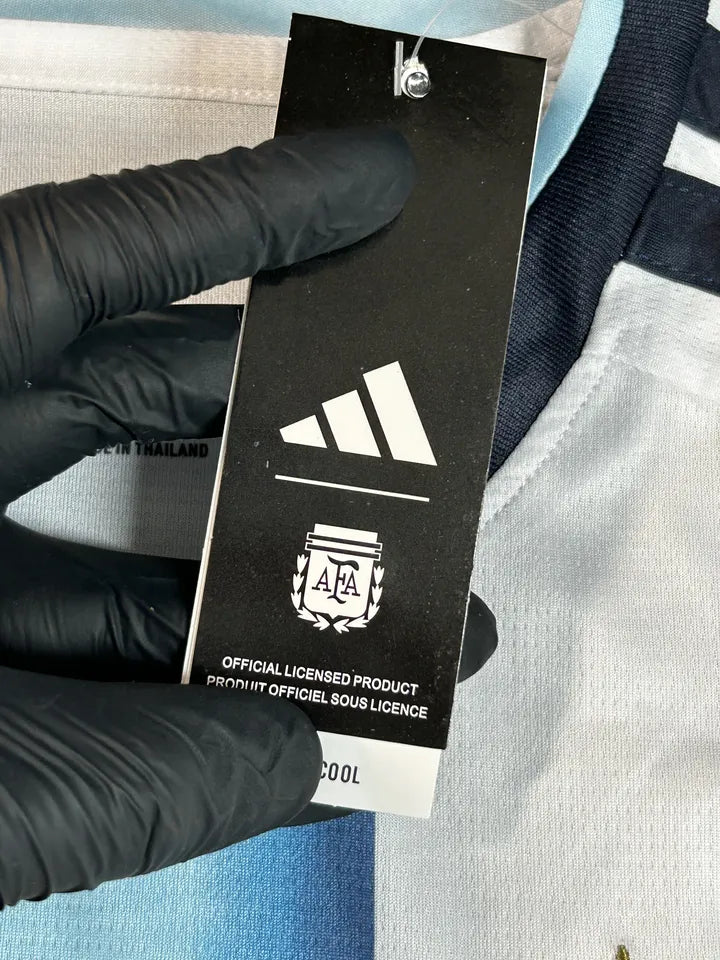 Camisa Seleção Argentina Listrada Copa I 2026
