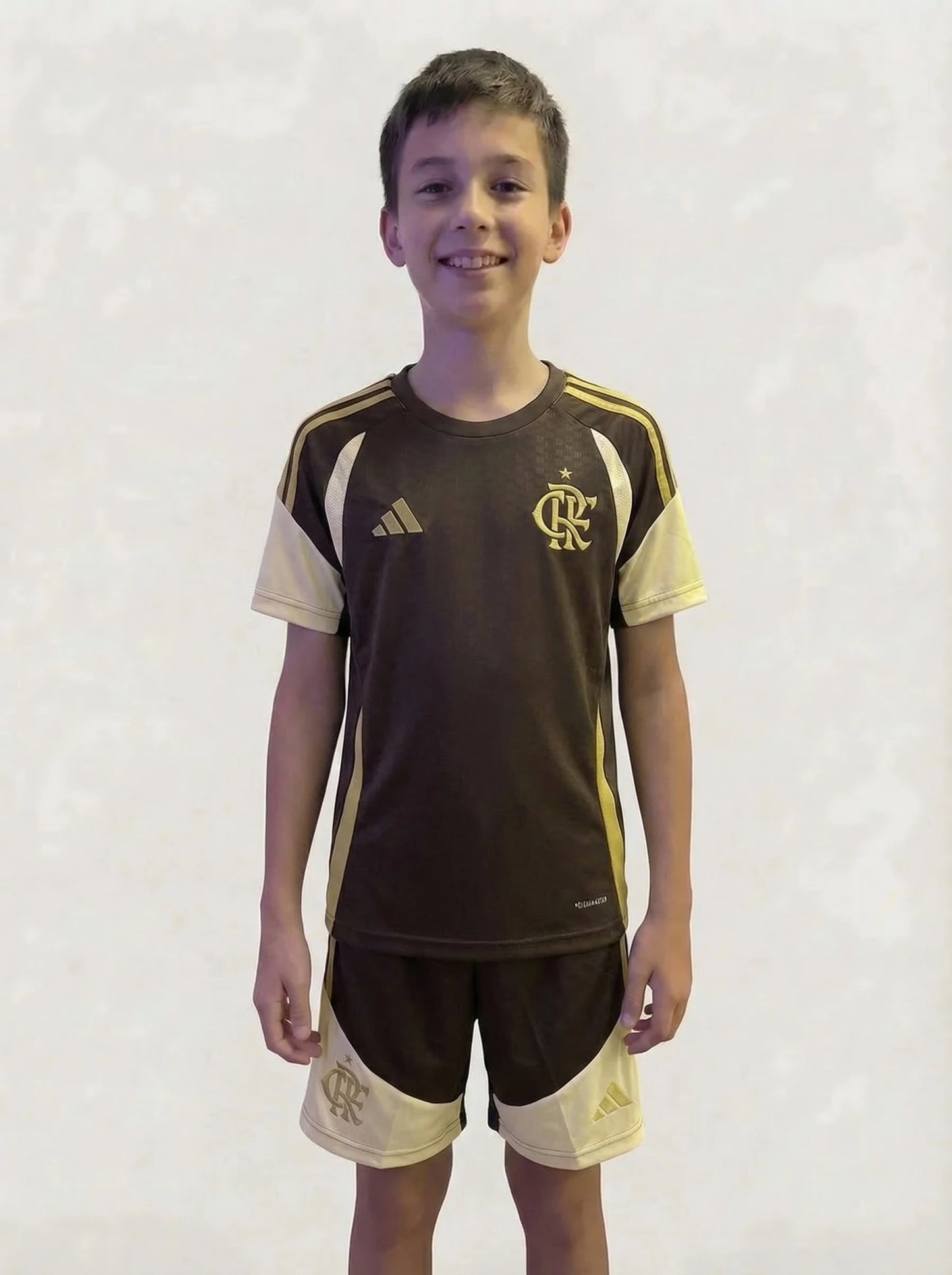 Kit Infantil Flamengo Marrom 26/27