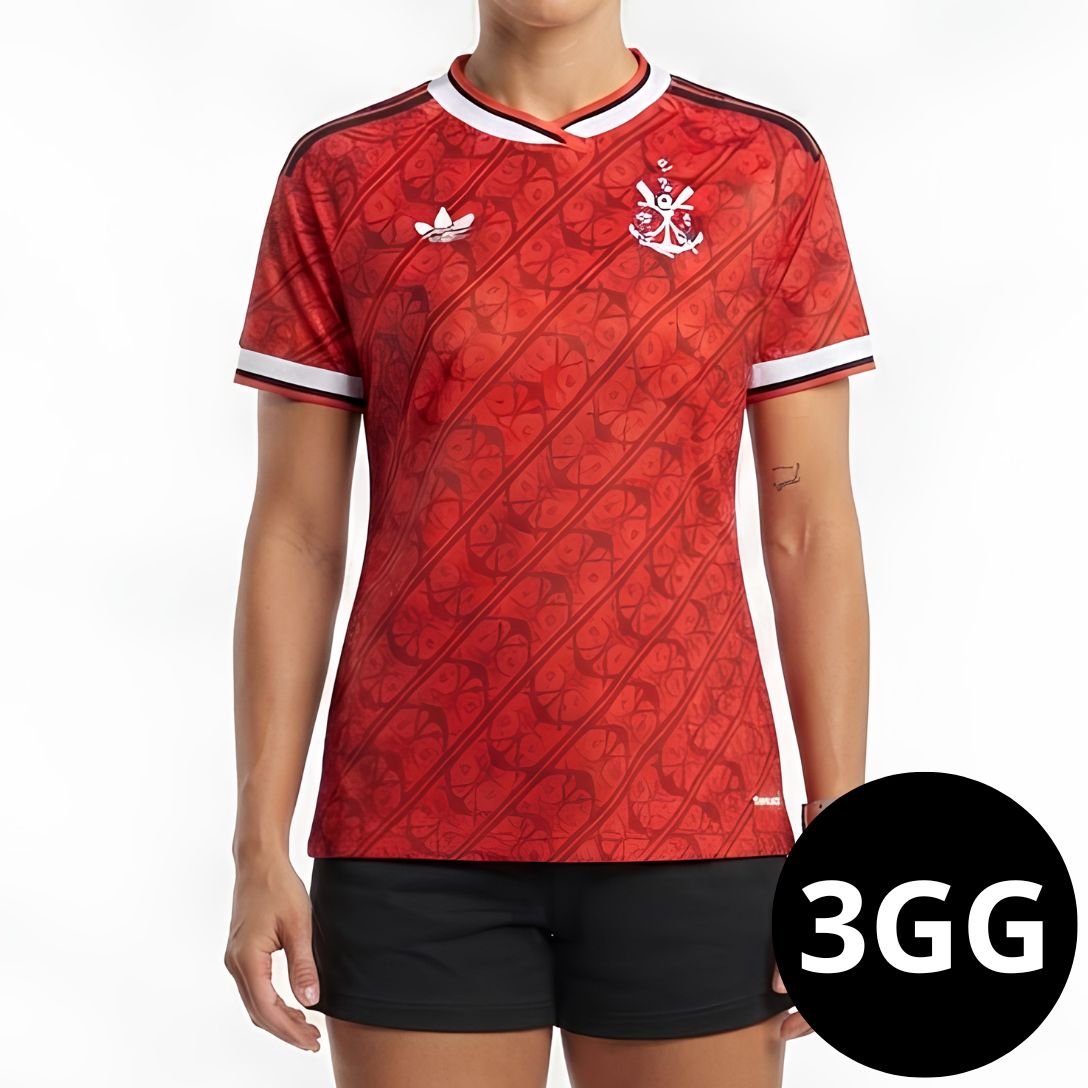 Camisa Feminina Flamengo Vermelha III 26/27