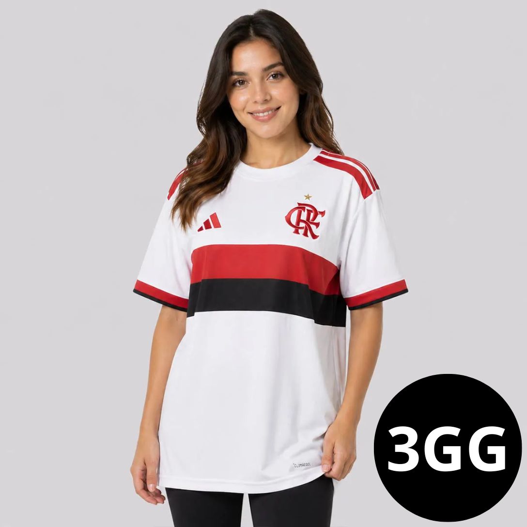 Camisa Feminina Flamengo Branca II 26/27