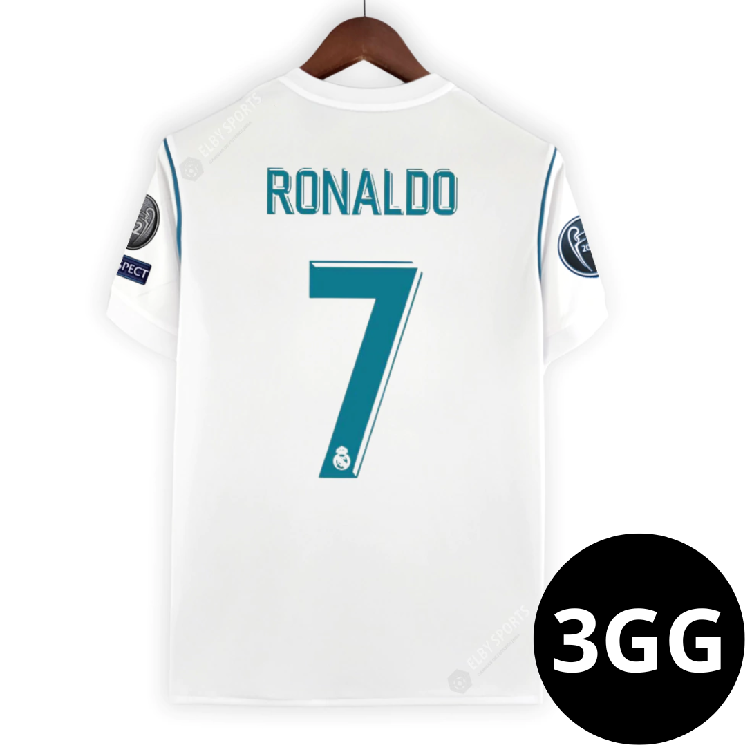 Camisa Retrô Real Madrid 2017/18 - Ronaldo