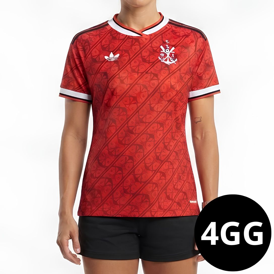 Camisa Feminina Flamengo Vermelha III 26/27
