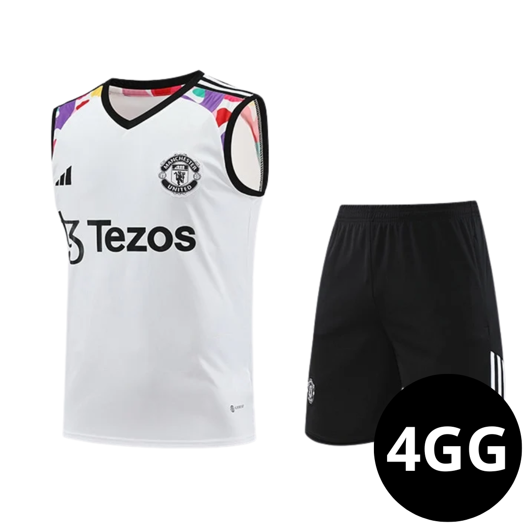 Kit Regata e Short Manchester United Branco
