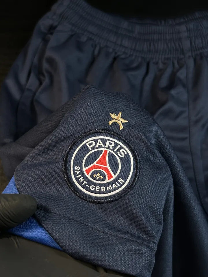Kit Regata/Short PSG Treino Azul Escuro