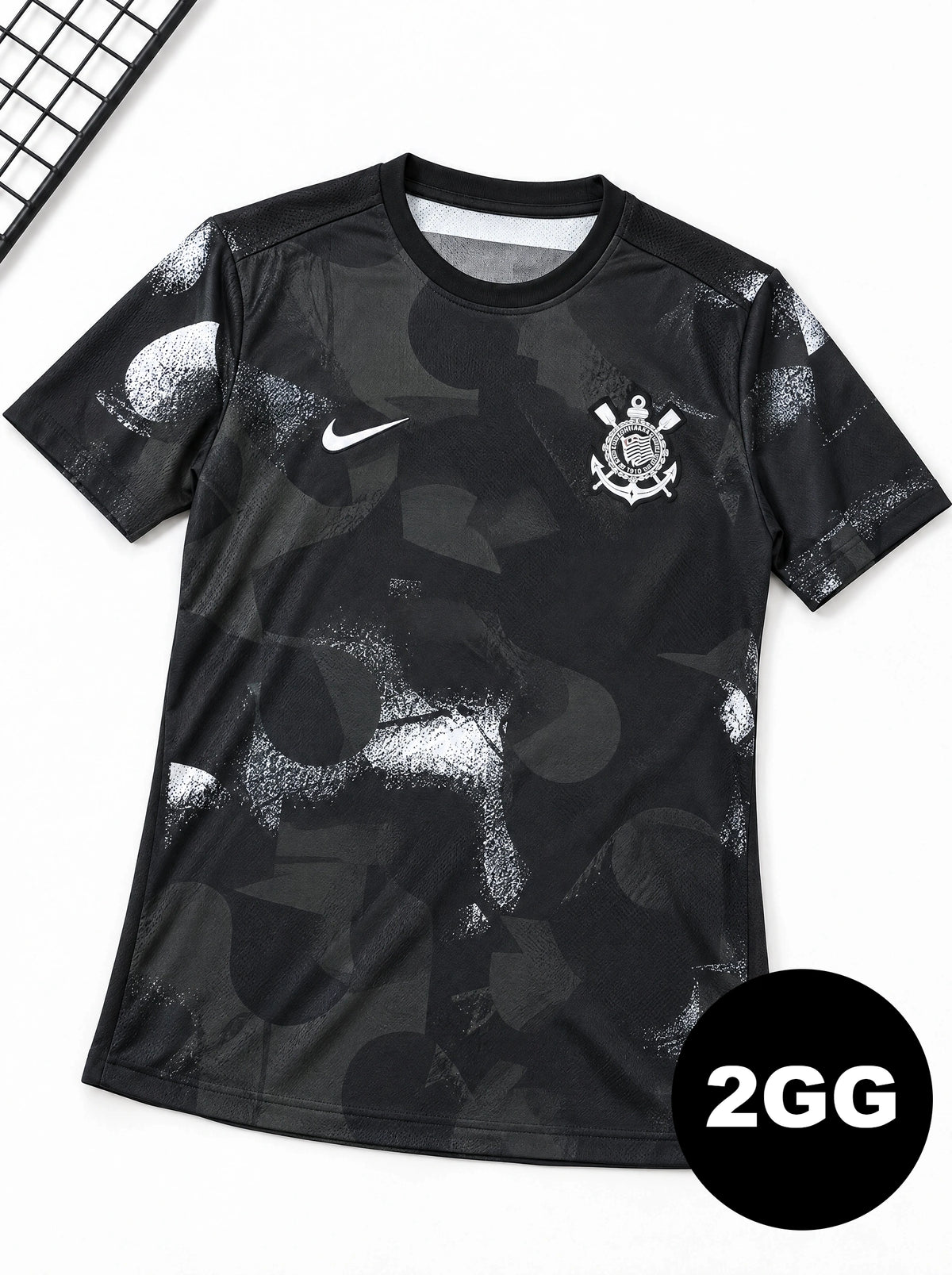 Camisa Corinthians Preta Treino 2025/26