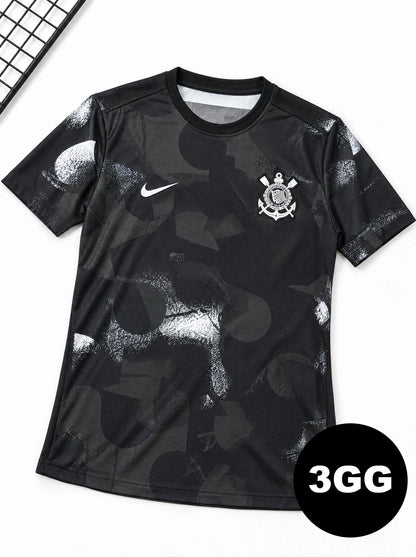 Camisa Corinthians Preta Treino 2025/26