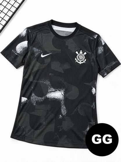 Camisa Corinthians Preta Treino 2025/26