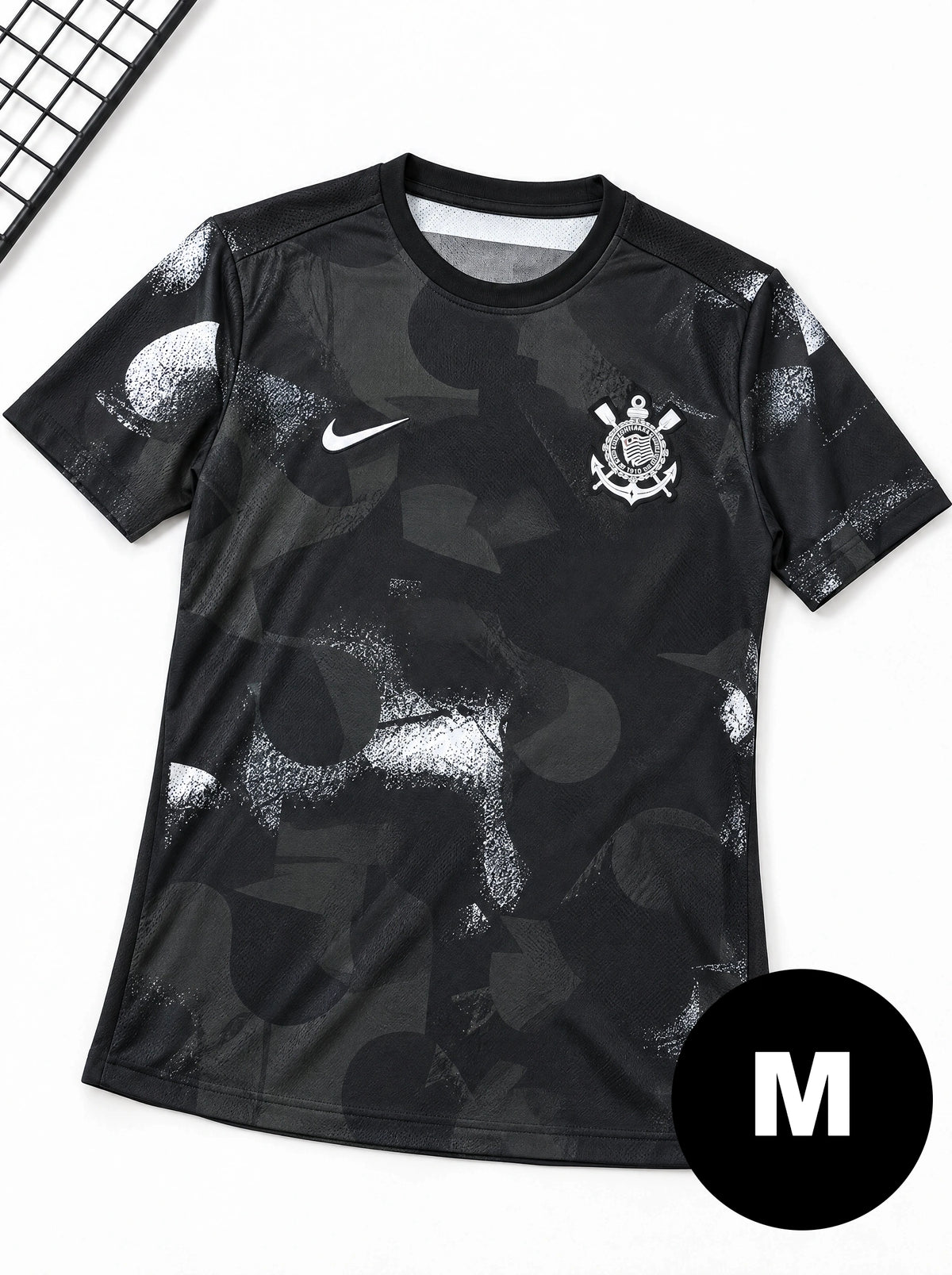 Camisa Corinthians Preta Treino 2025/26