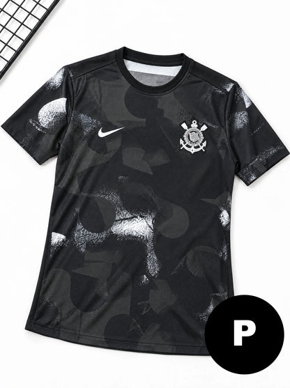Camisa Corinthians Preta Treino 2025/26
