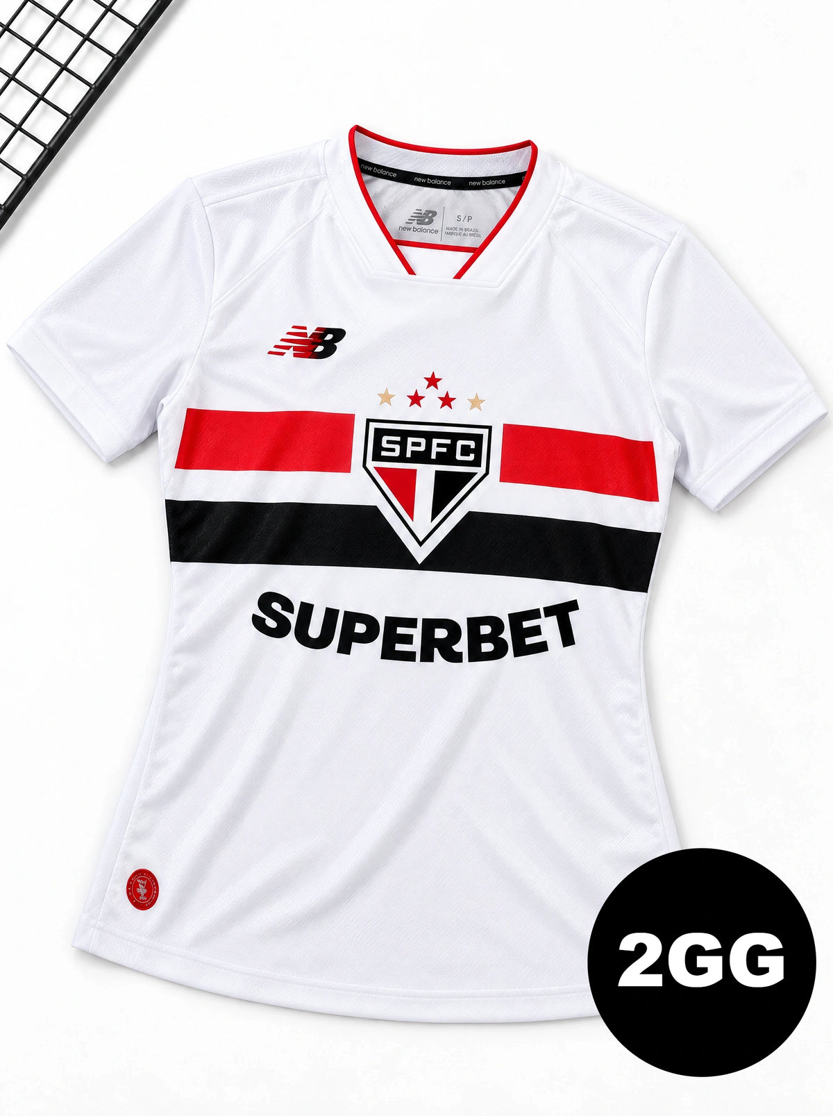 Camisa Feminina São Paulo Branca I 26/27