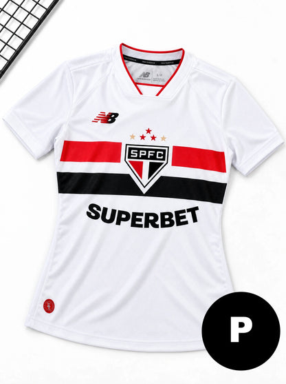 Camisa Feminina São Paulo Branca I 26/27