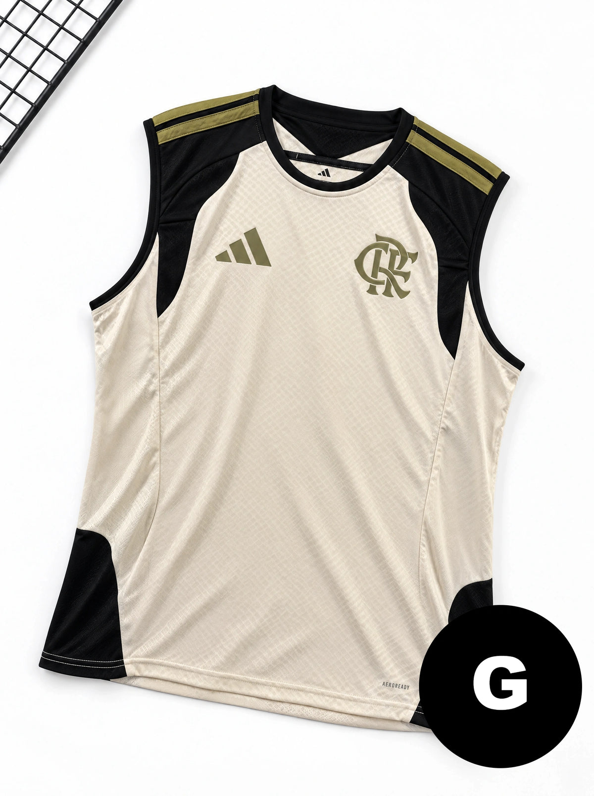 Regata Flamengo 2026/27 Treino Bege