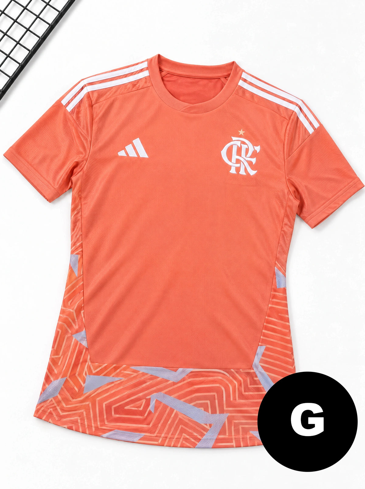 Camisa Flamengo Goleiro Laranja 26/27
