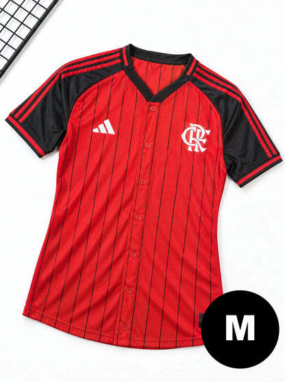 Camisa Baseball Flamengo Vermelha Especial
