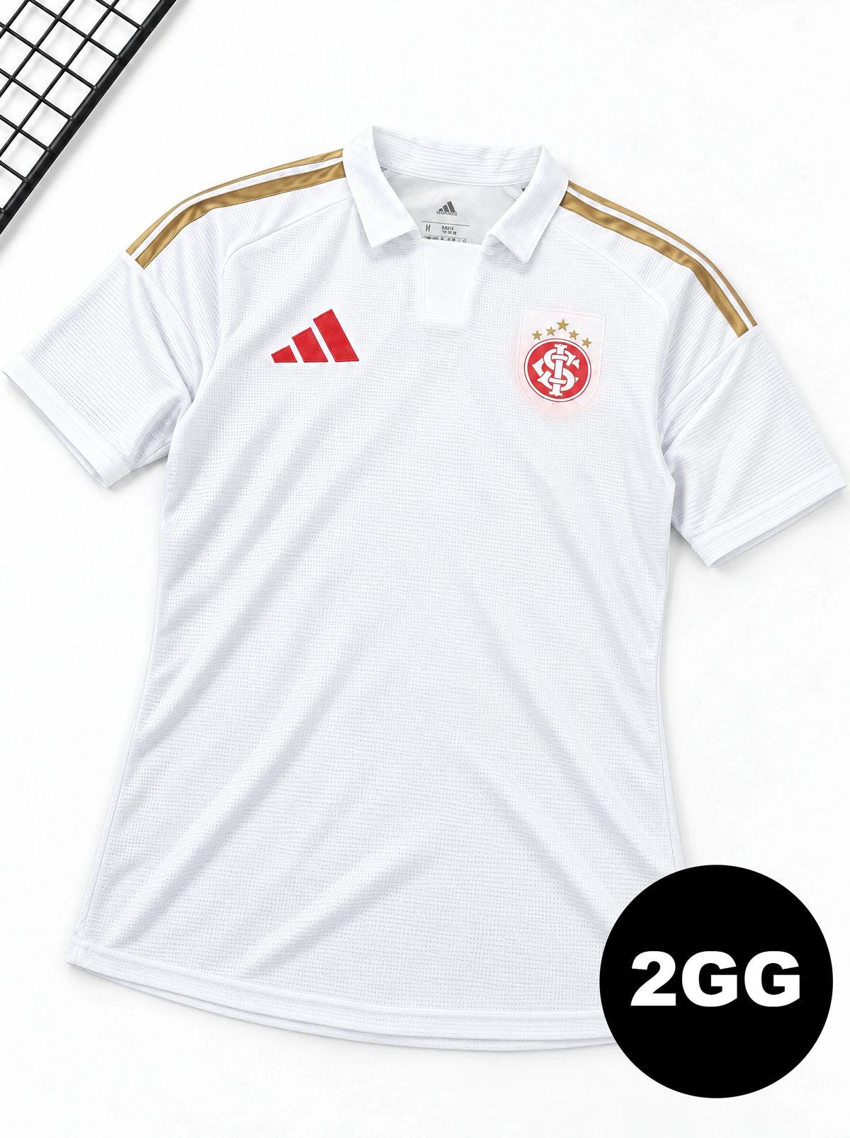 Camisa Internacional Branca II 26/27 - Escudo levemente avermelhado