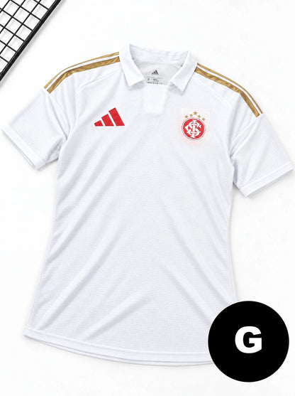 Camisa Internacional Branca II 26/27 - Escudo levemente avermelhado