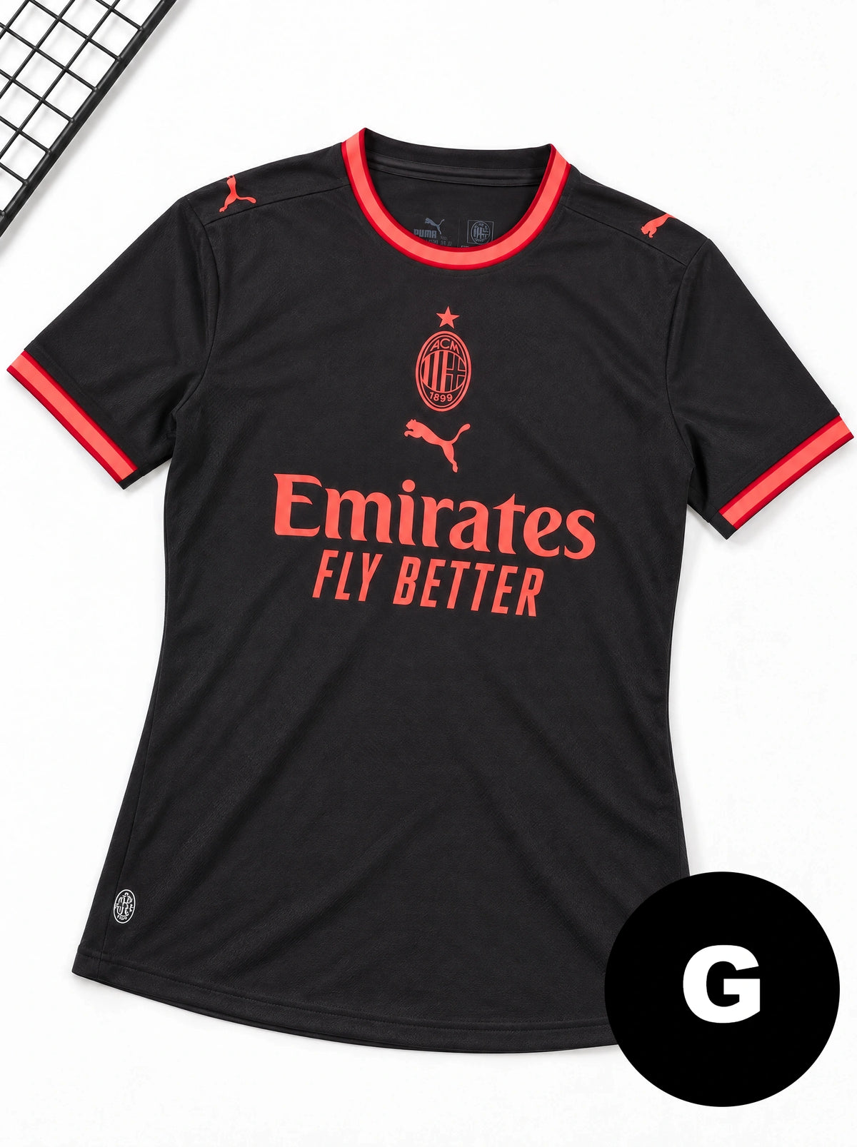 Camisa Milan Preta III 26/27