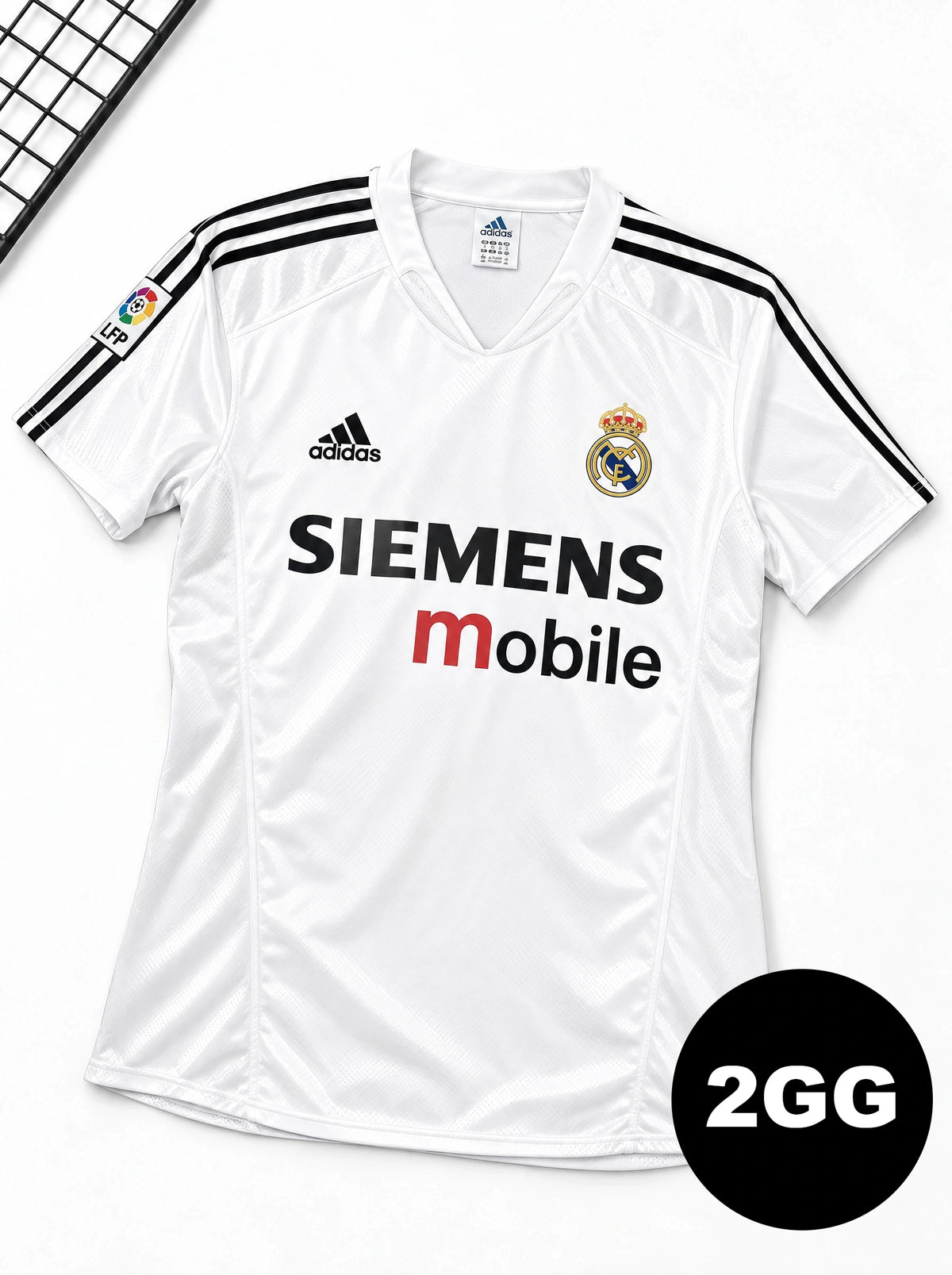 Camisa Retro Real Madrid Branca 2004/05