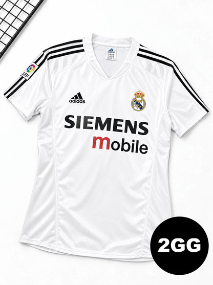 Camisa Retro Real Madrid Branca 2004/05