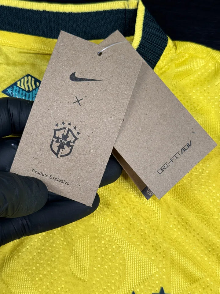 Camisa Jogador Seleção Brasil Amarela I 26/27 - Igual as fotos