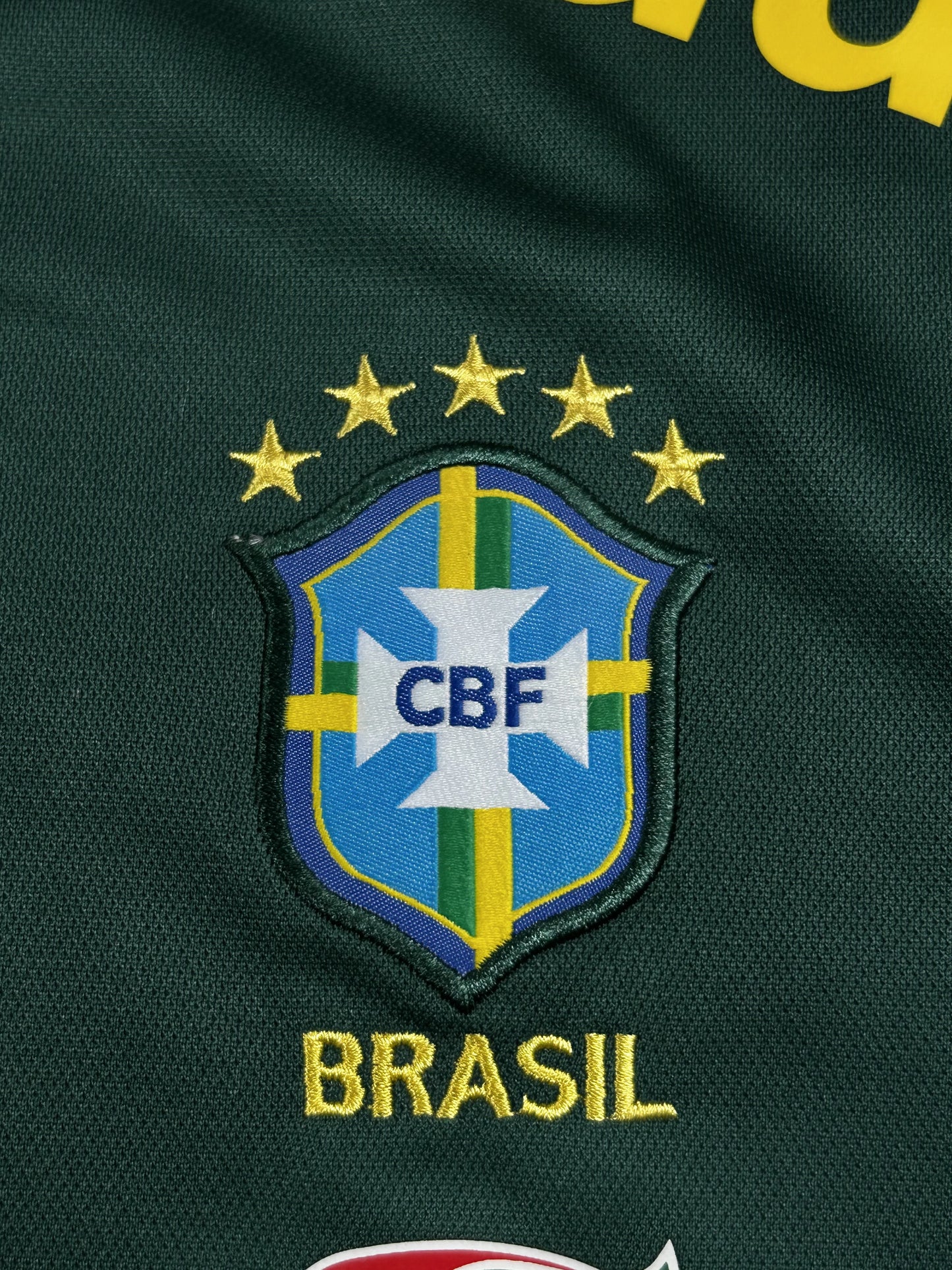 Camisa Seleção Brasil Polo Itaú Verde Escuro