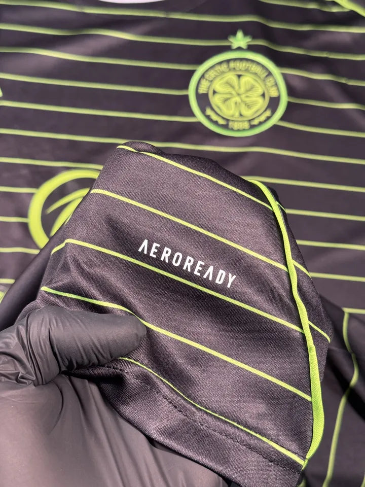 Camisa Celtic Preta/Verde II 25/26