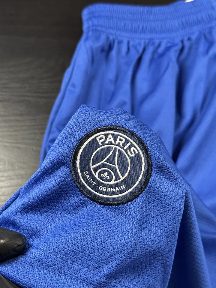 Kit Camisa/Short PSG Azul Pré Jogo 25/26