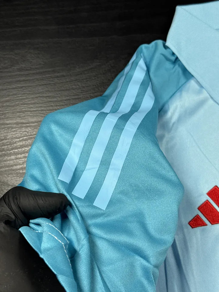 Camisa Flamengo Polo Azul Claro 25/26