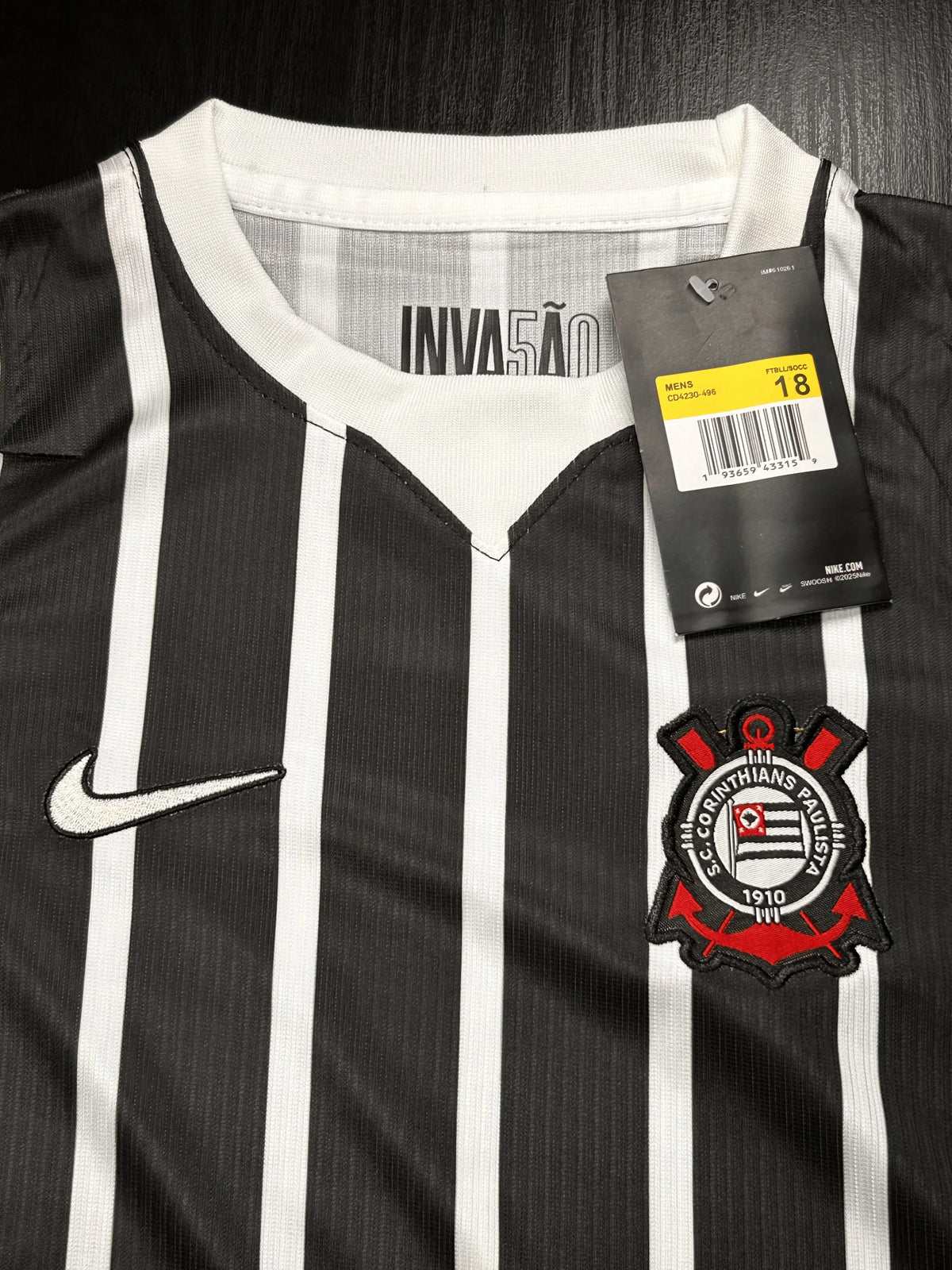 Kit Infantil Corinthians Preto II 26/27