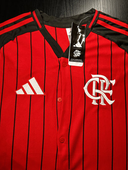 Camisa Baseball Flamengo Vermelha Especial