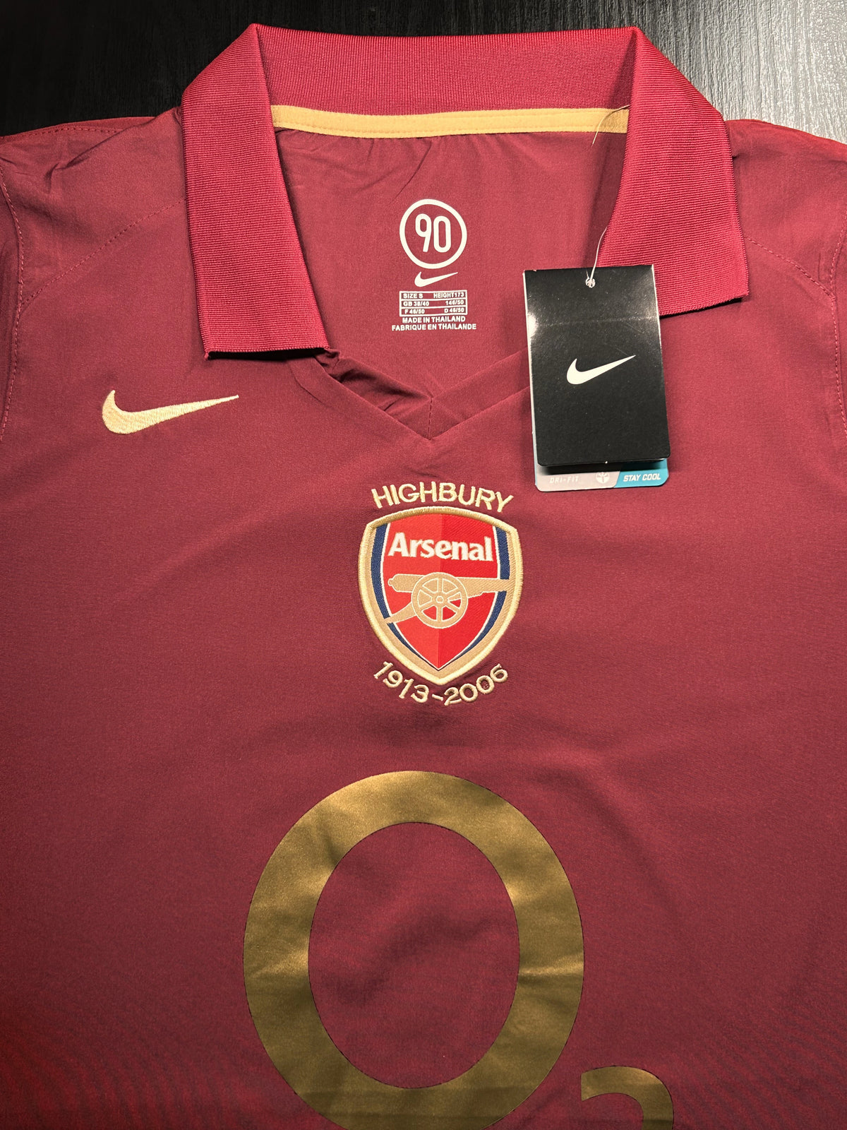 Camisa Retro Arsenal Vinho 2005/06