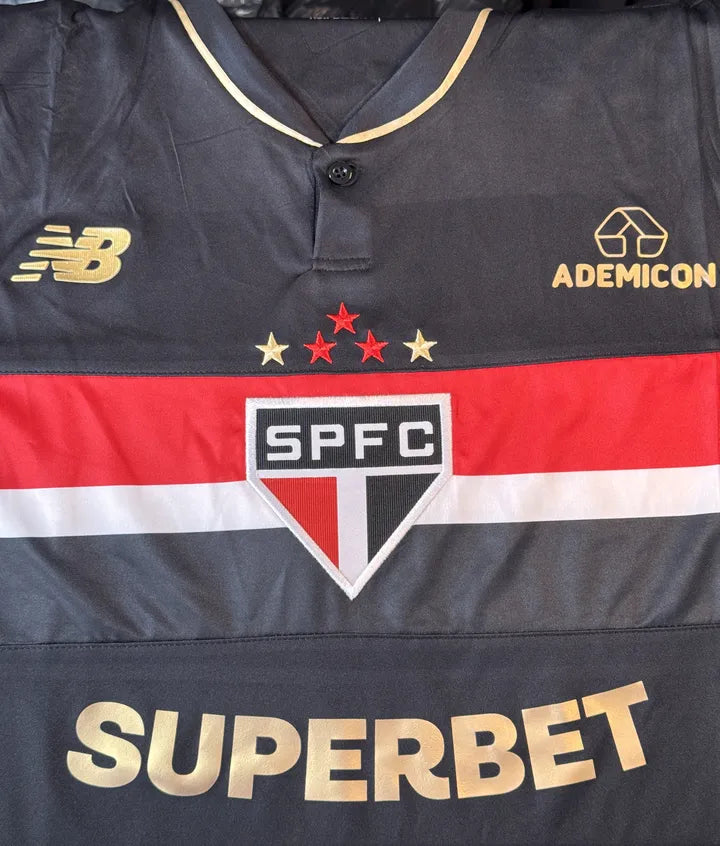 Camisa São Paulo Preta III 25/26