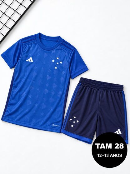 Kit Infantil Cruzeiro I - Short azul