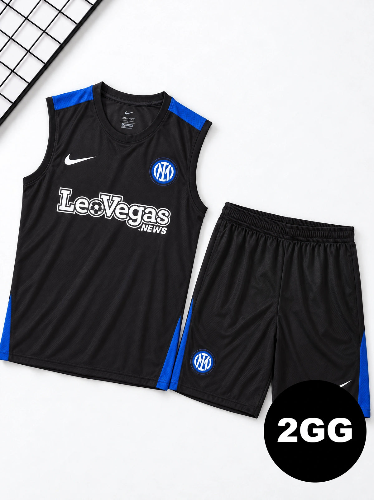 Kit Regata e Short Treino Inter de Milão