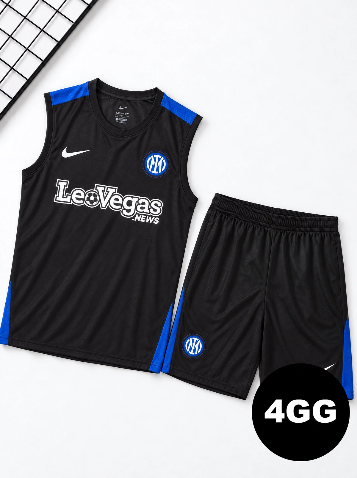 Kit Regata e Short Treino Inter de Milão