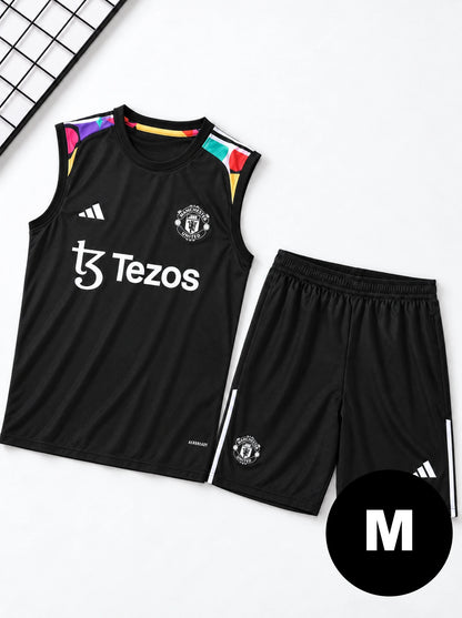 Kit Regata e Short Manchester United Preto