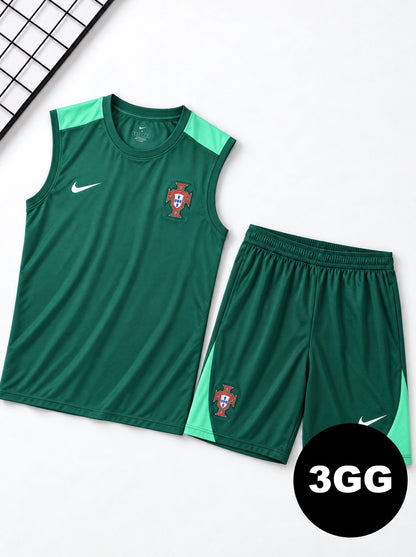 Kit Regata e Short Portugal Treino Verde