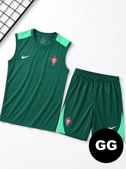 Kit Regata e Short Portugal Treino Verde