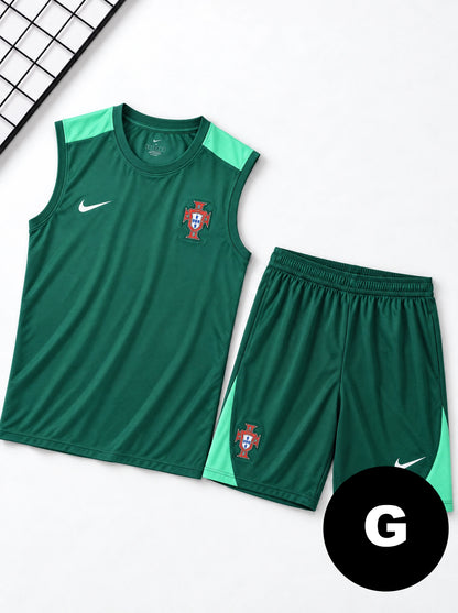 Kit Regata e Short Portugal Treino Verde