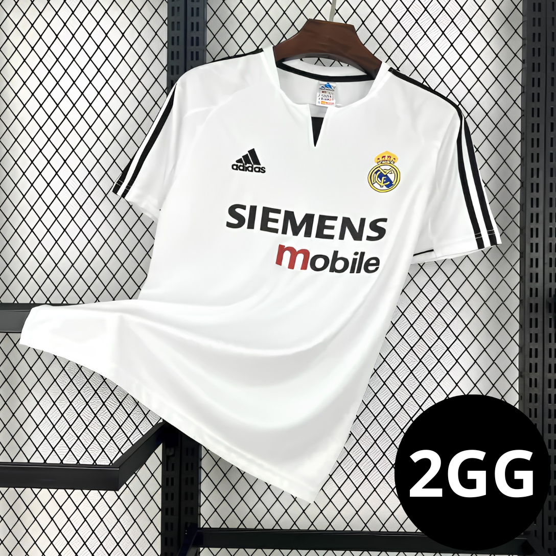 Camisa Retro Real Madrid Branca 2004/05