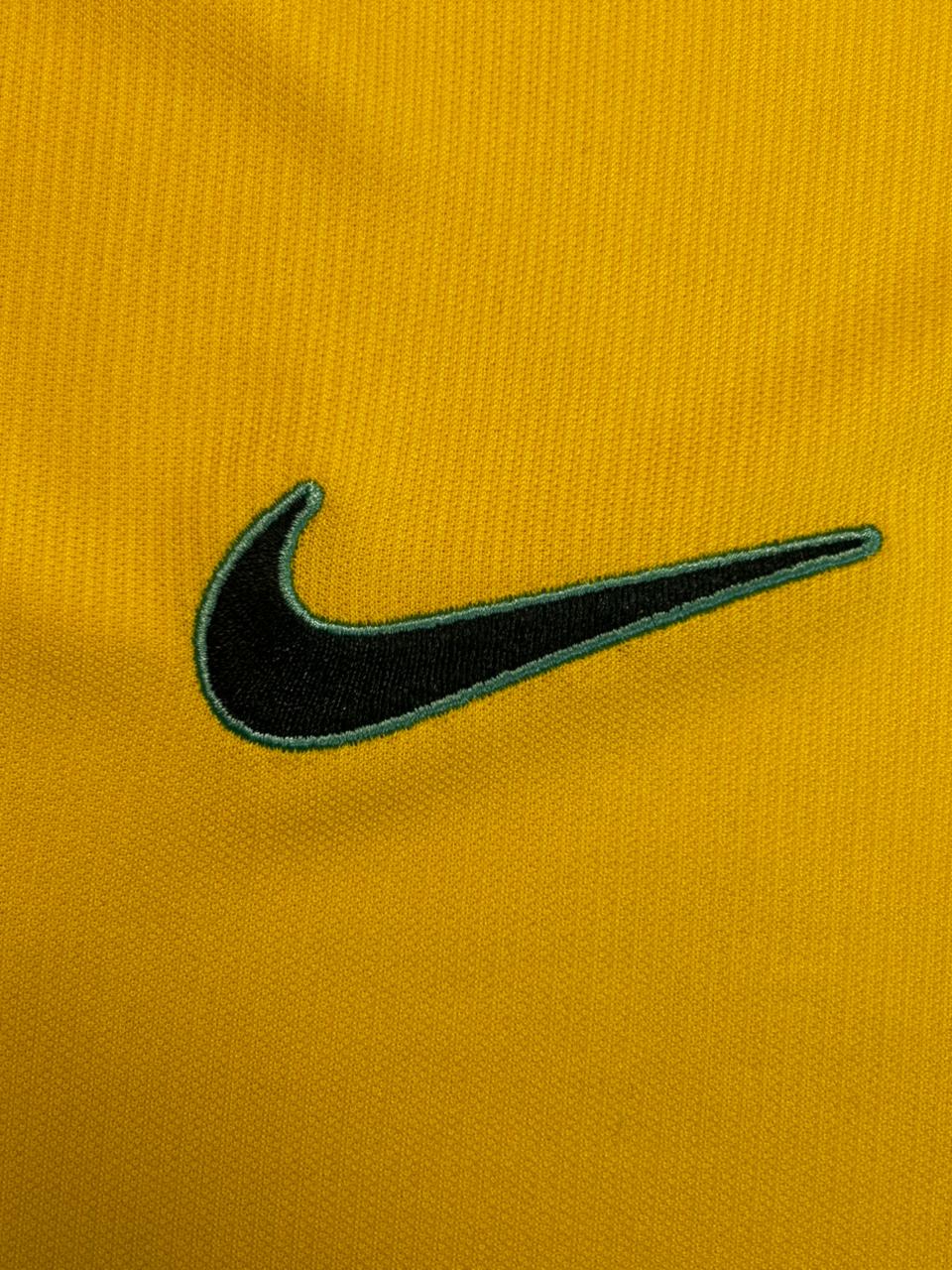 Camisa Torcedor Seleção Brasil Amarela I 26/27 (Gola Verde Escuro)