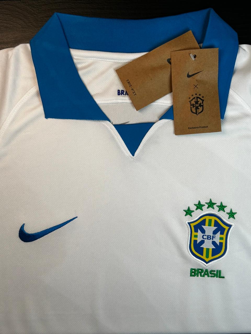 Camisa Feminina Brasil Branca II 2022