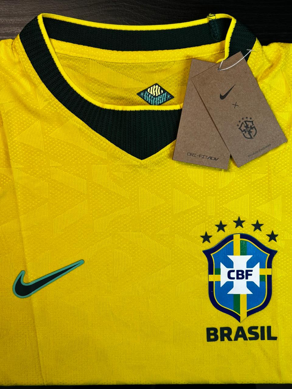 Camisa Jogador Seleção Brasil Amarela I 26/27 - Igual as fotos