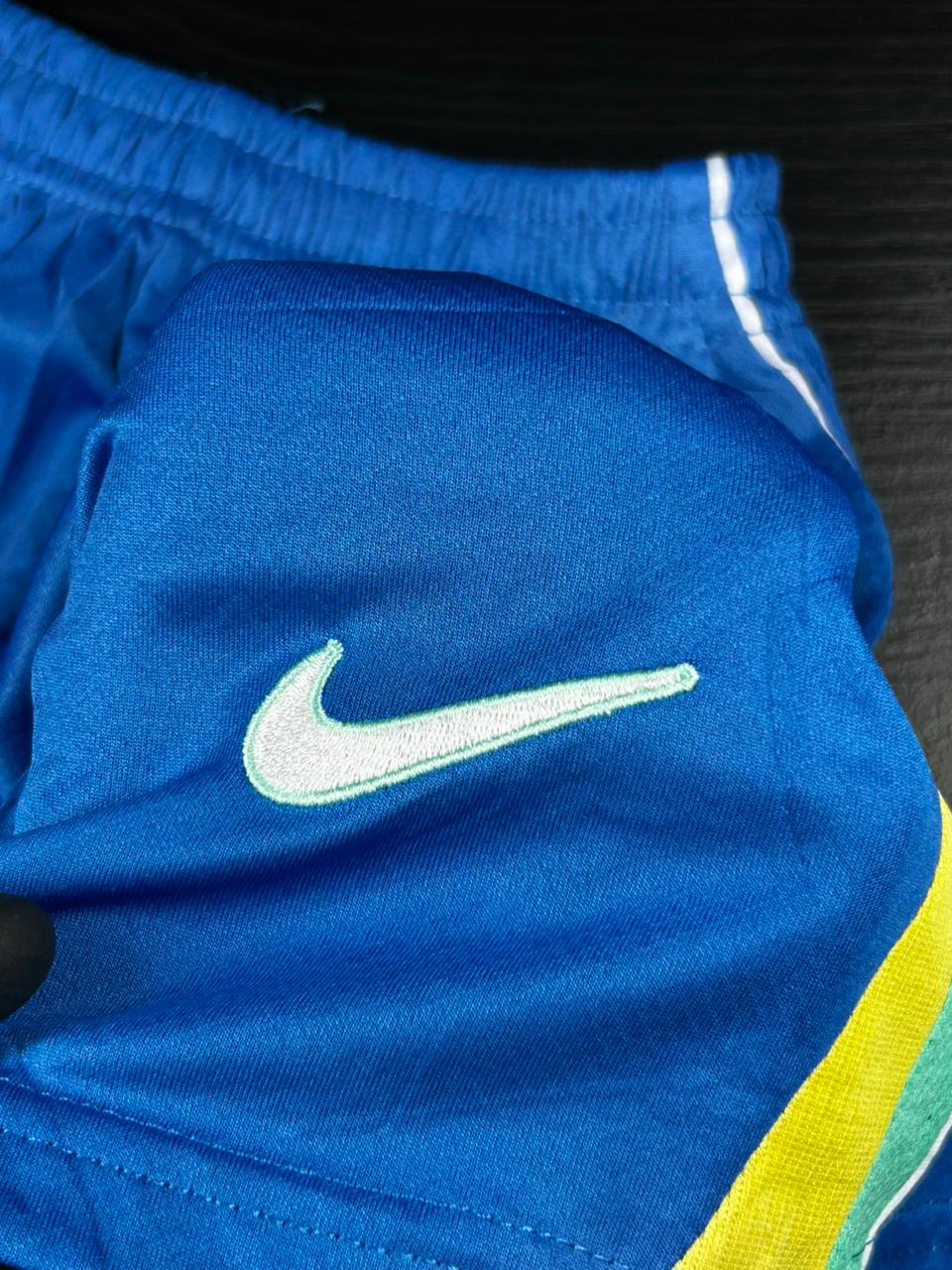 Kit Infantil Seleção Brasil Amarelo Copa I 26/27 - Camisa + Short