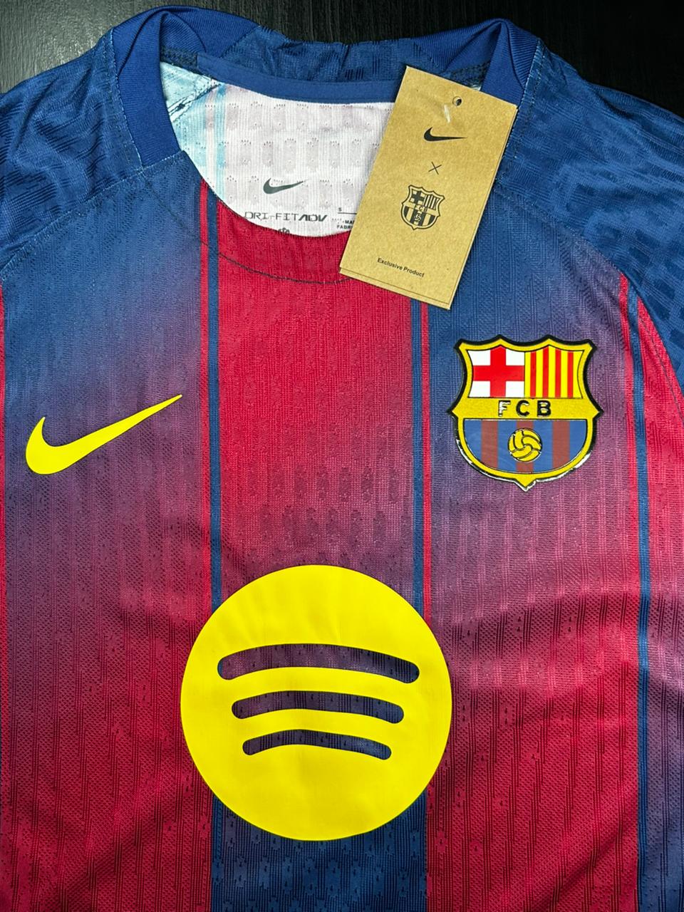 Camisa Jogador Barcelona Listrada I 25/26