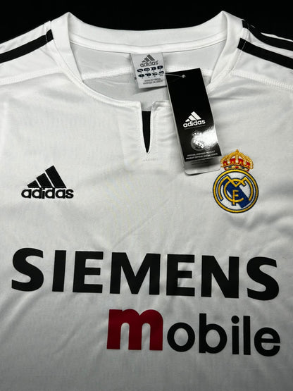Camisa Retro Real Madrid Branca 2004/05